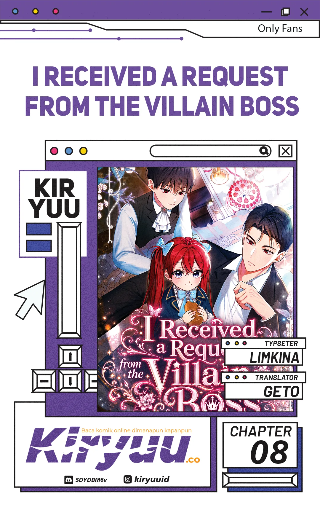 I Received a Request from the Villain Boss Chapter 8 - halaman 1