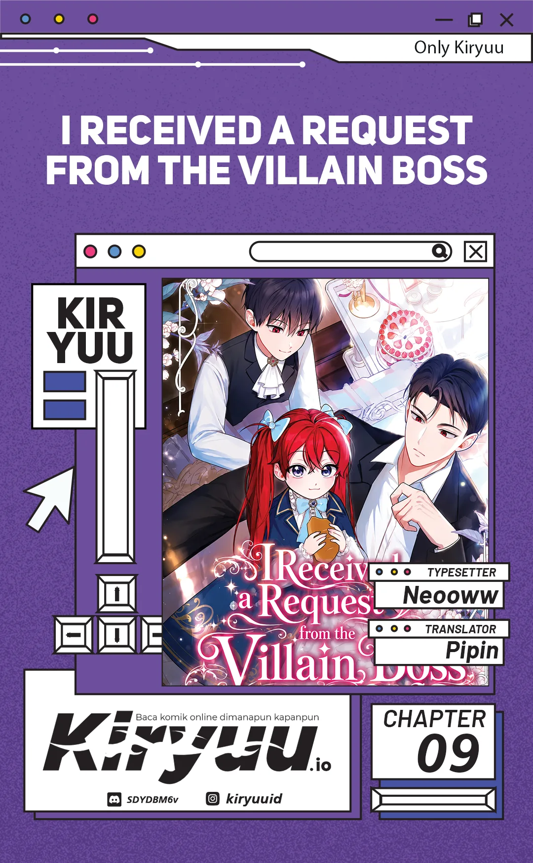 I Received a Request from the Villain Boss Chapter 9 - halaman 1