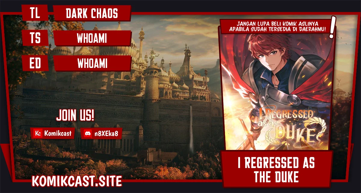 I Regressed As The Duke (Returned as the Duke) Chapter 62 - halaman 1