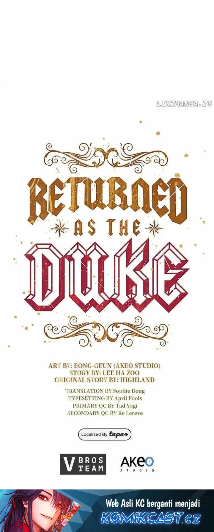 I Regressed As The Duke (Returned as the Duke) Chapter 97 - halaman 69