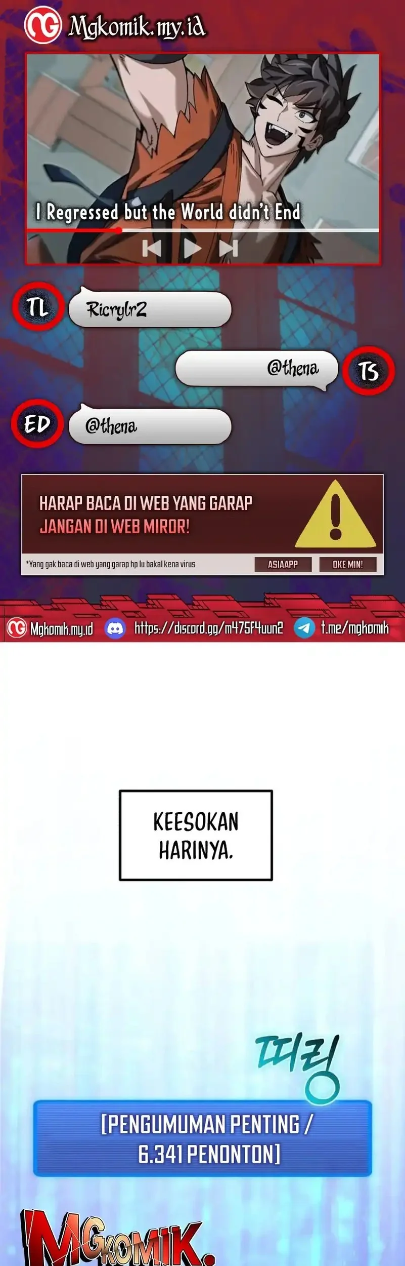 I Regressed, but the World didn’t End Chapter 44 - halaman 1