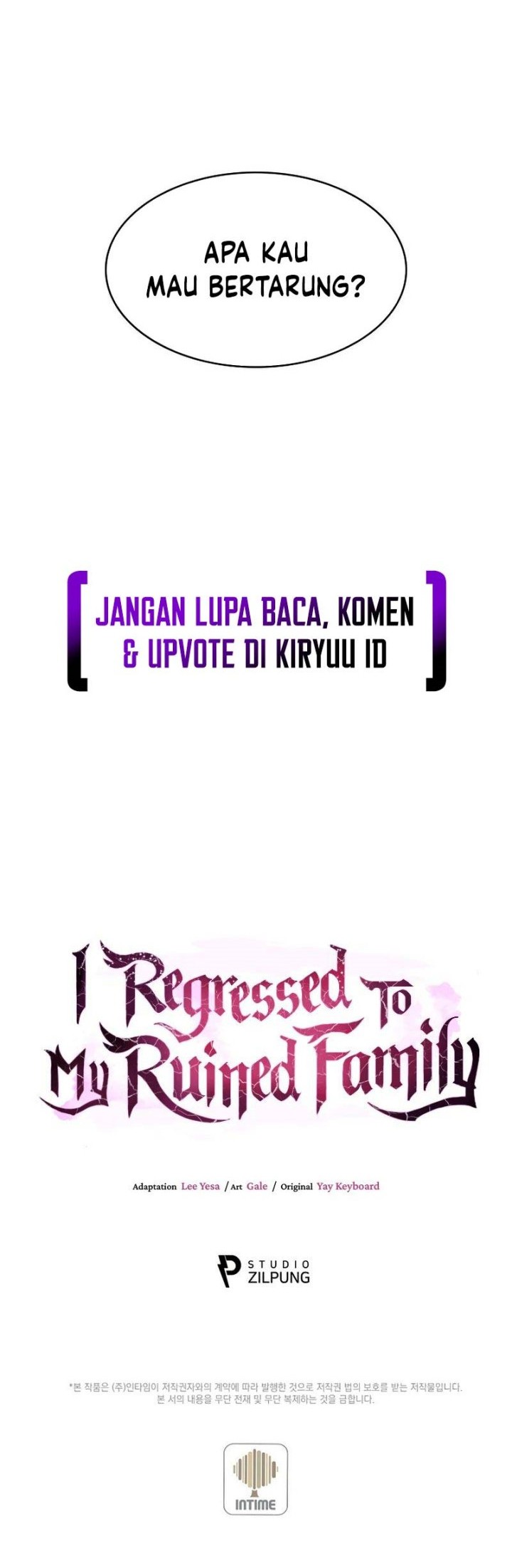 I Regressed to My Ruined Family Chapter 21 - halaman 69