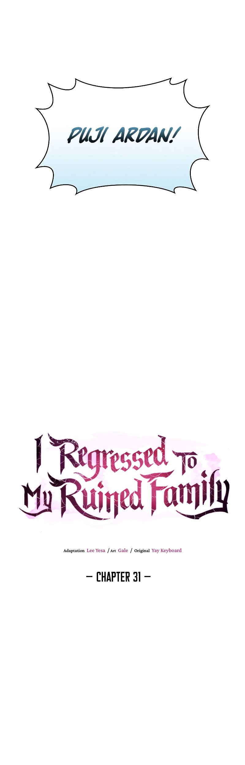 I Regressed to My Ruined Family Chapter 31 - halaman 48