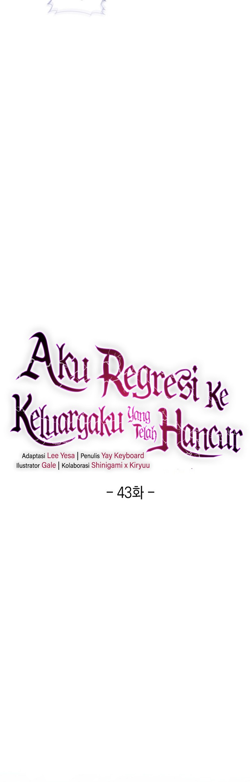 I Regressed to My Ruined Family Chapter 43 - halaman 36