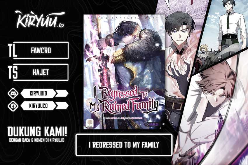 I Regressed to My Ruined Family Chapter 66 - halaman 1