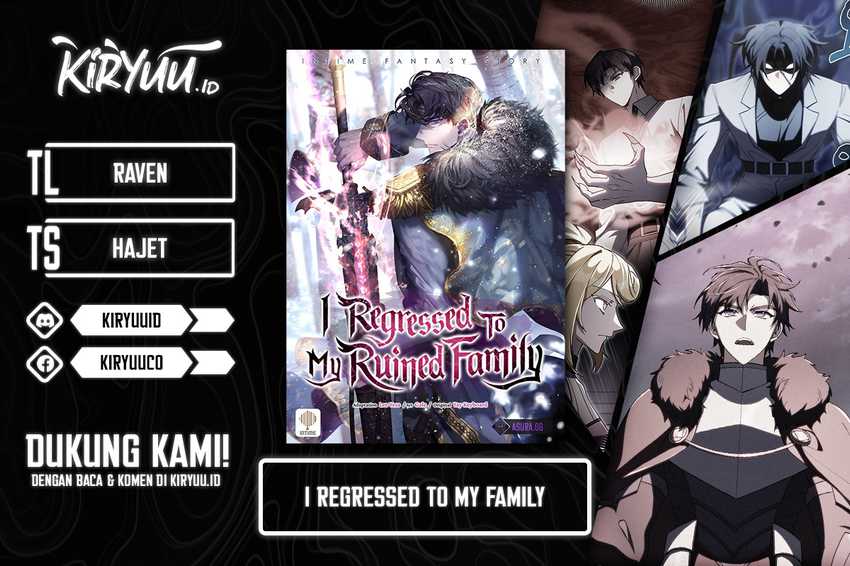 I Regressed to My Ruined Family Chapter 67 - halaman 1