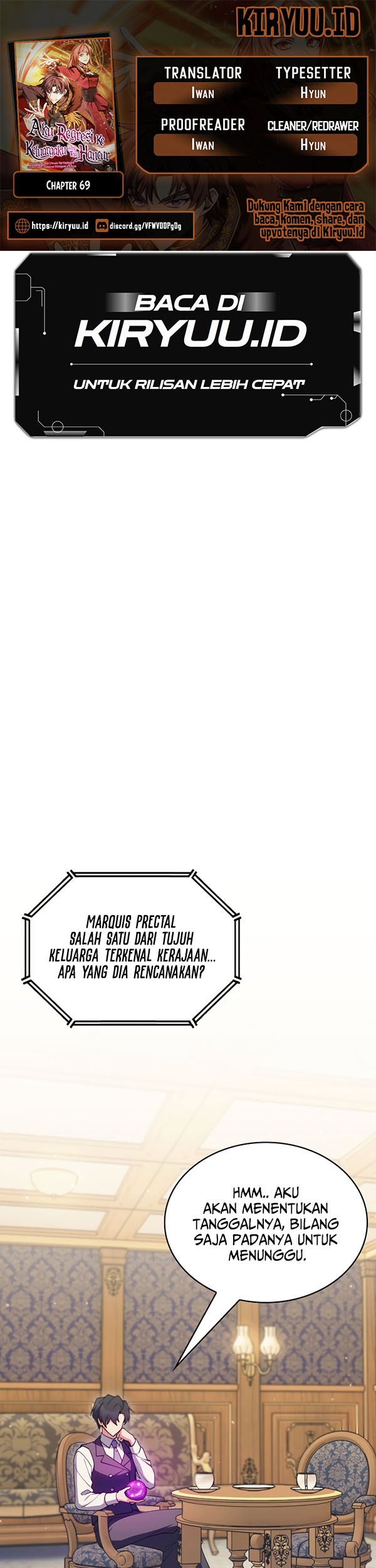 I Regressed to My Ruined Family Chapter 69 - halaman 1