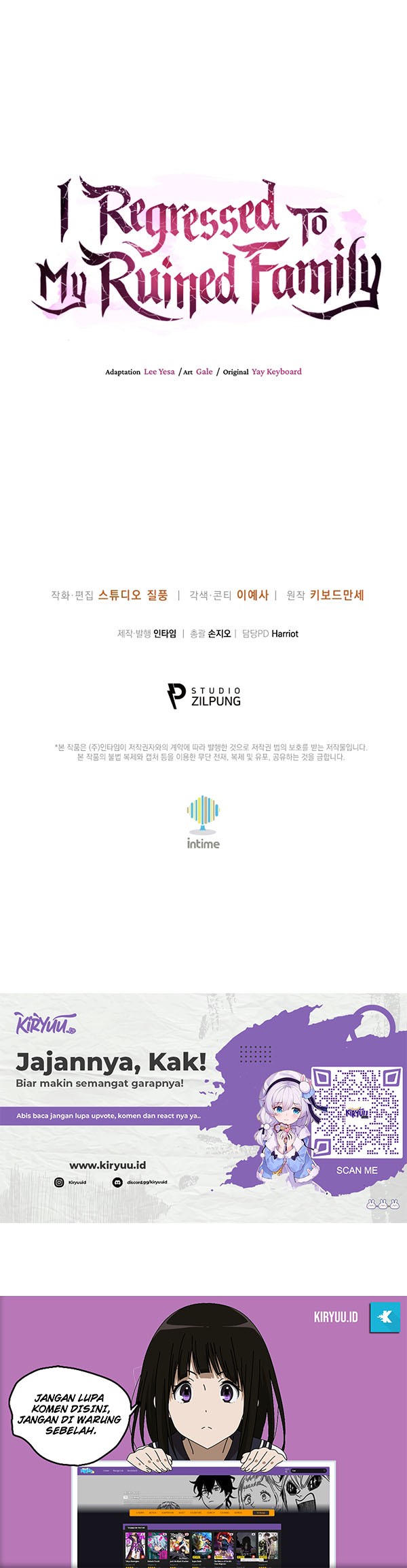 I Regressed to My Ruined Family Chapter 69 - halaman 52