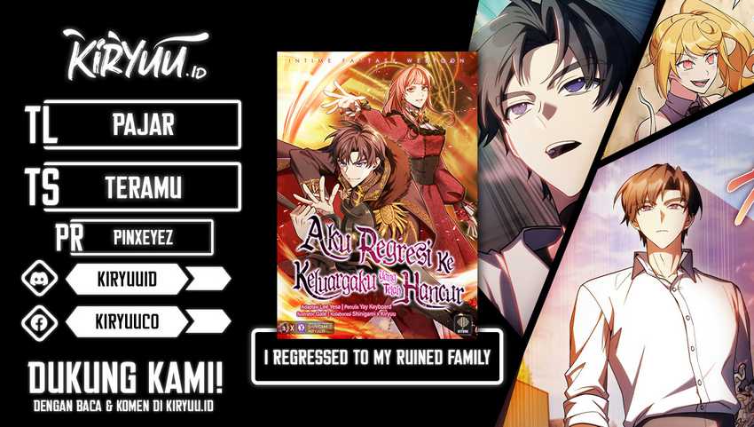 I Regressed to My Ruined Family Chapter 70 - halaman 1