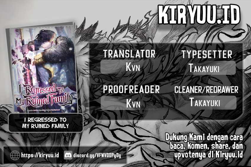 I Regressed to My Ruined Family Chapter 71 - halaman 1