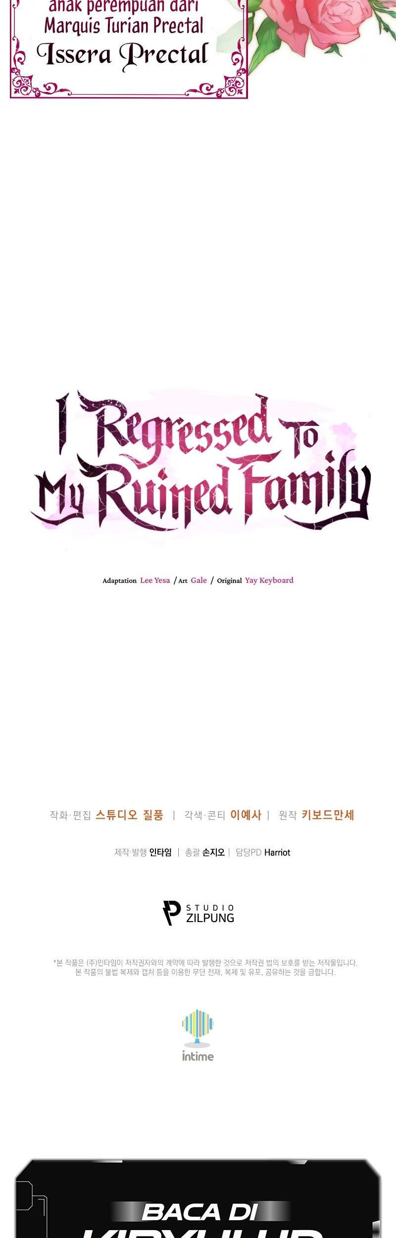I Regressed to My Ruined Family Chapter 73 - halaman 64