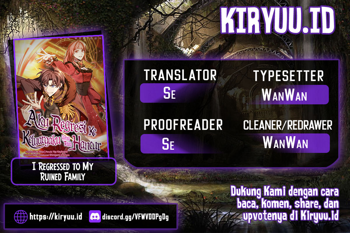 I Regressed to My Ruined Family Chapter 75 - halaman 1