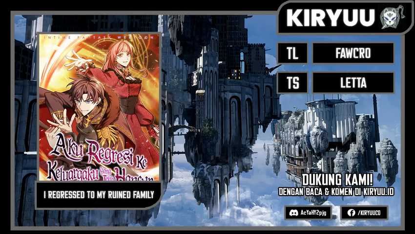I Regressed to My Ruined Family Chapter 77 - halaman 1