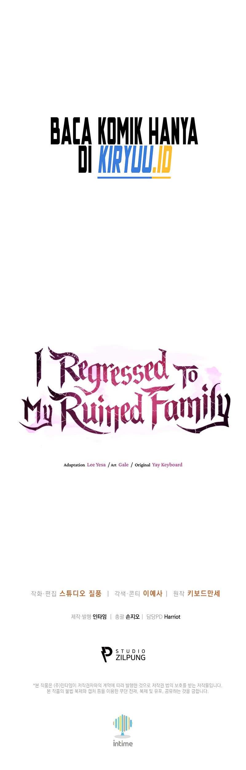 I Regressed to My Ruined Family Chapter 81 - halaman 57