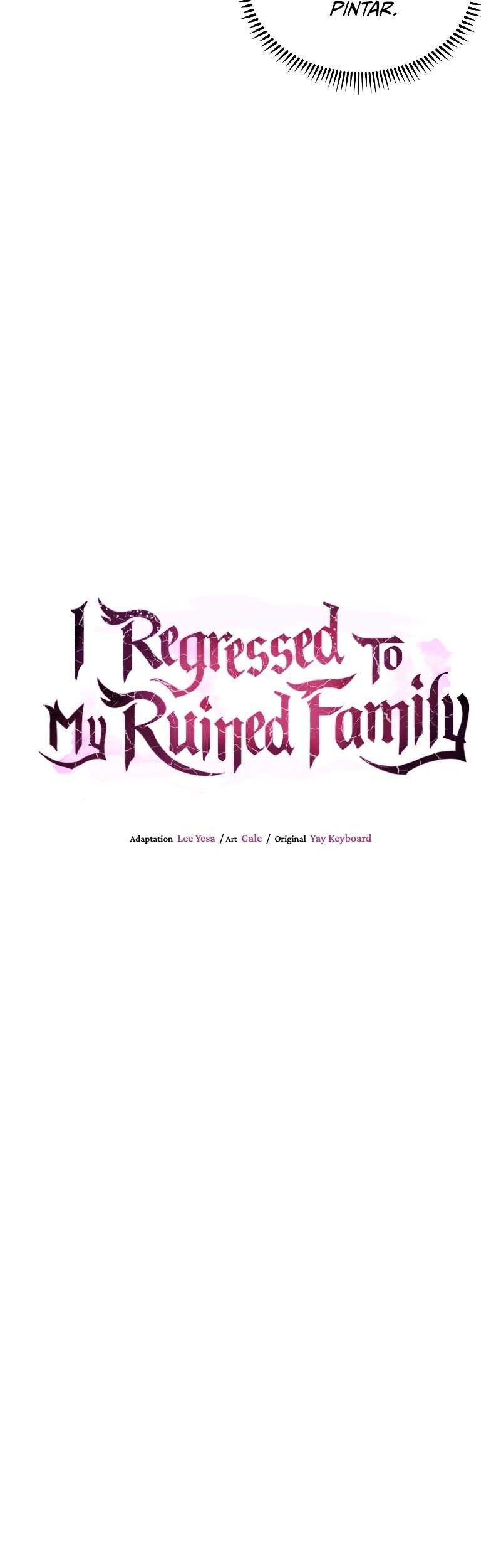 I Regressed to My Ruined Family Chapter 83 - halaman 20