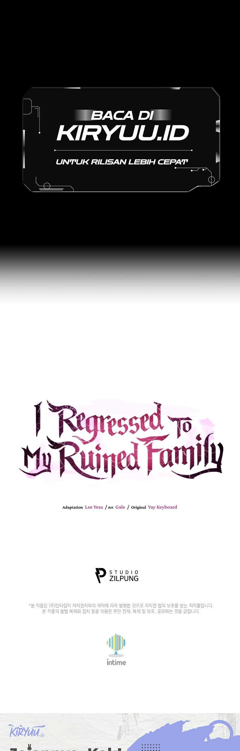 I Regressed to My Ruined Family Chapter 83 - halaman 63