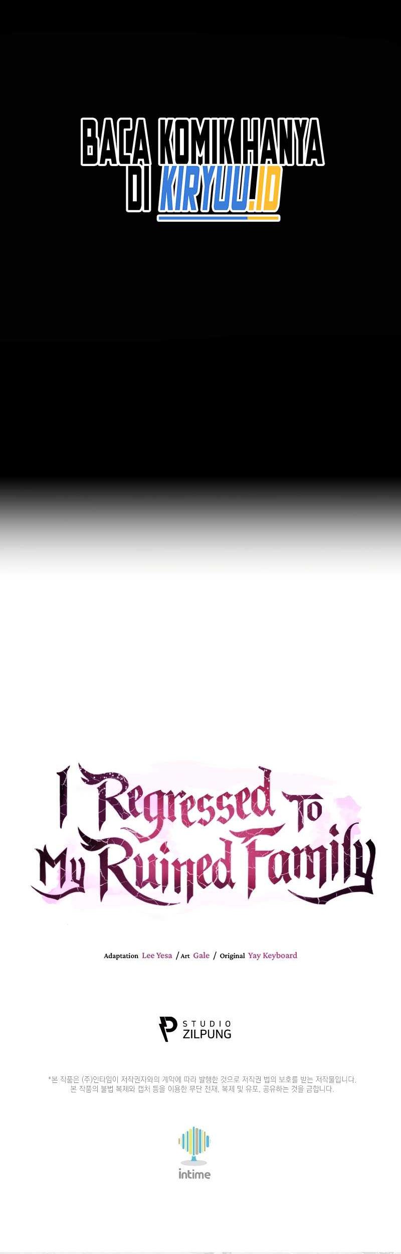 I Regressed to My Ruined Family Chapter 84 - halaman 61