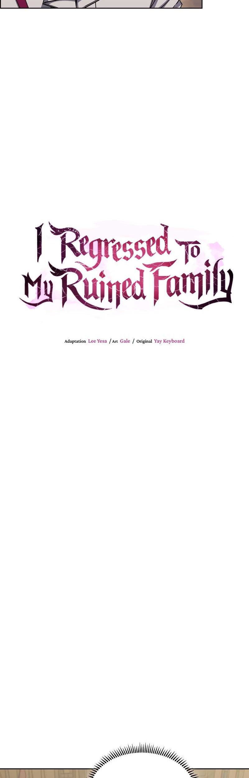 I Regressed to My Ruined Family Chapter 88 - halaman 20