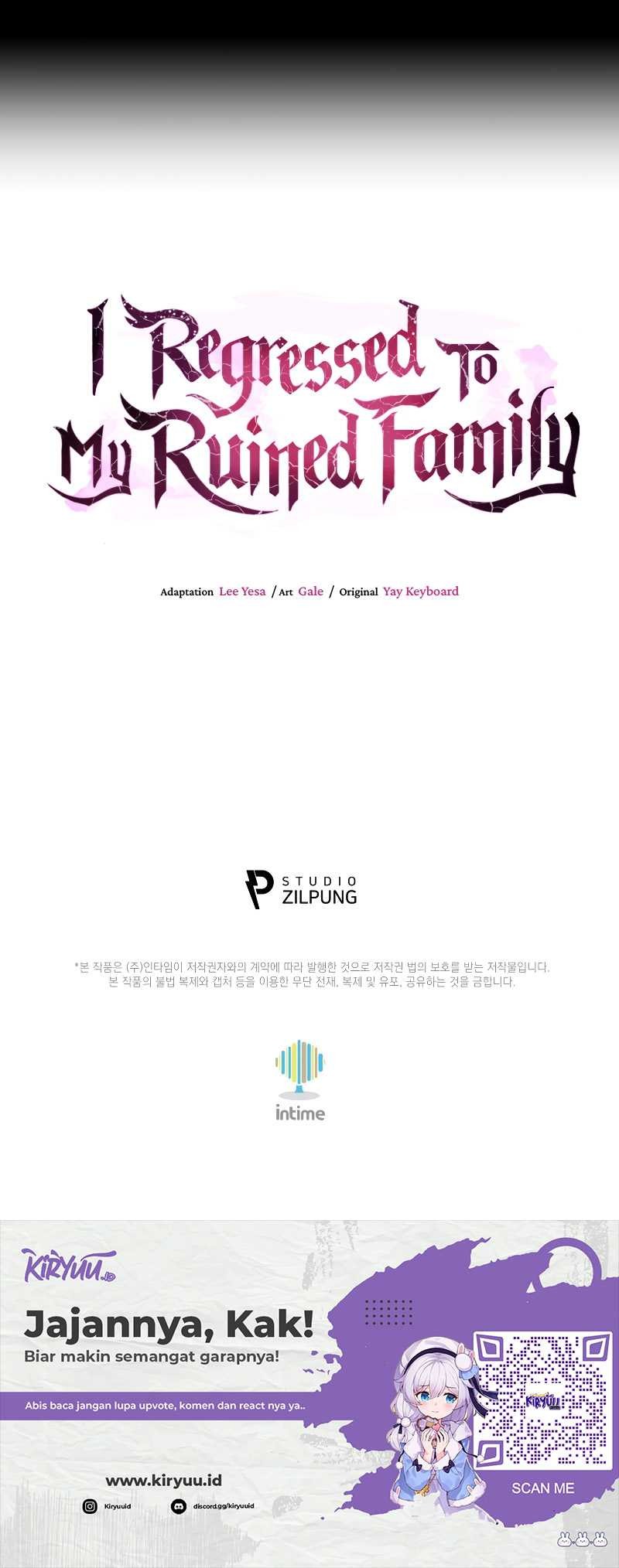 I Regressed to My Ruined Family Chapter 88 - halaman 60