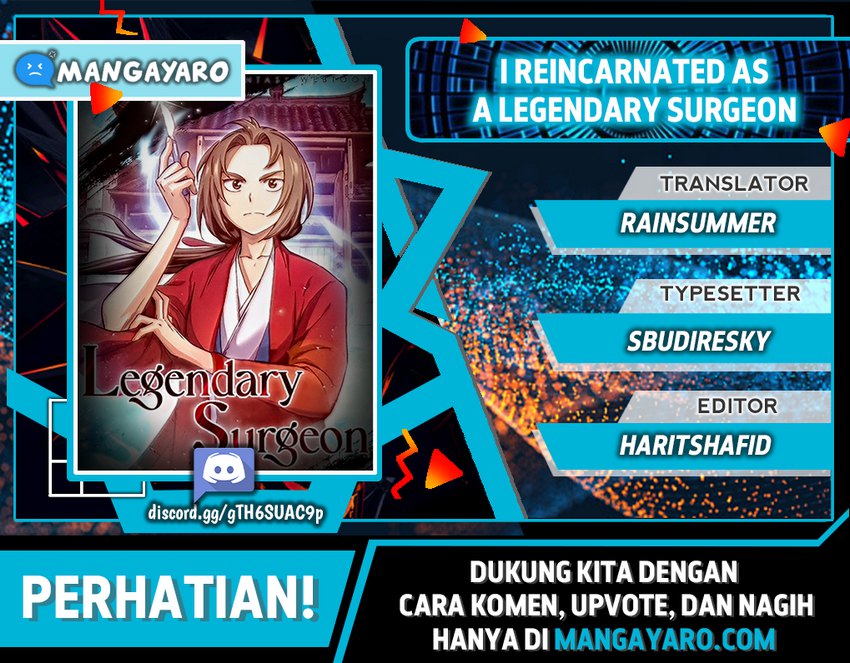 I Reincarnated as a Legendary Surgeon Chapter 21.2 - halaman 1