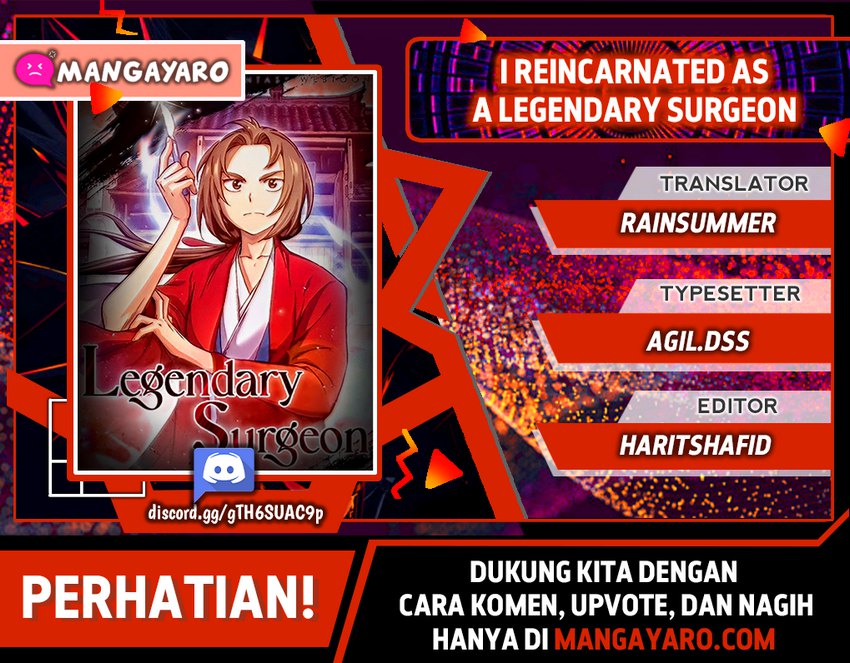 I Reincarnated as a Legendary Surgeon Chapter 23.1 - halaman 1