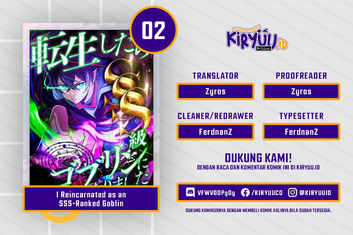 I Reincarnated as an SSS-Ranked Goblin Chapter 2 - halaman 1