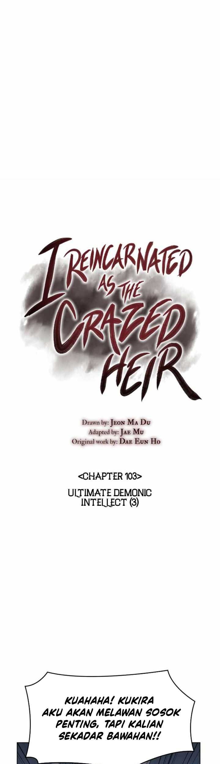 I Reincarnated As The Crazed Heir Chapter 103 - halaman 24