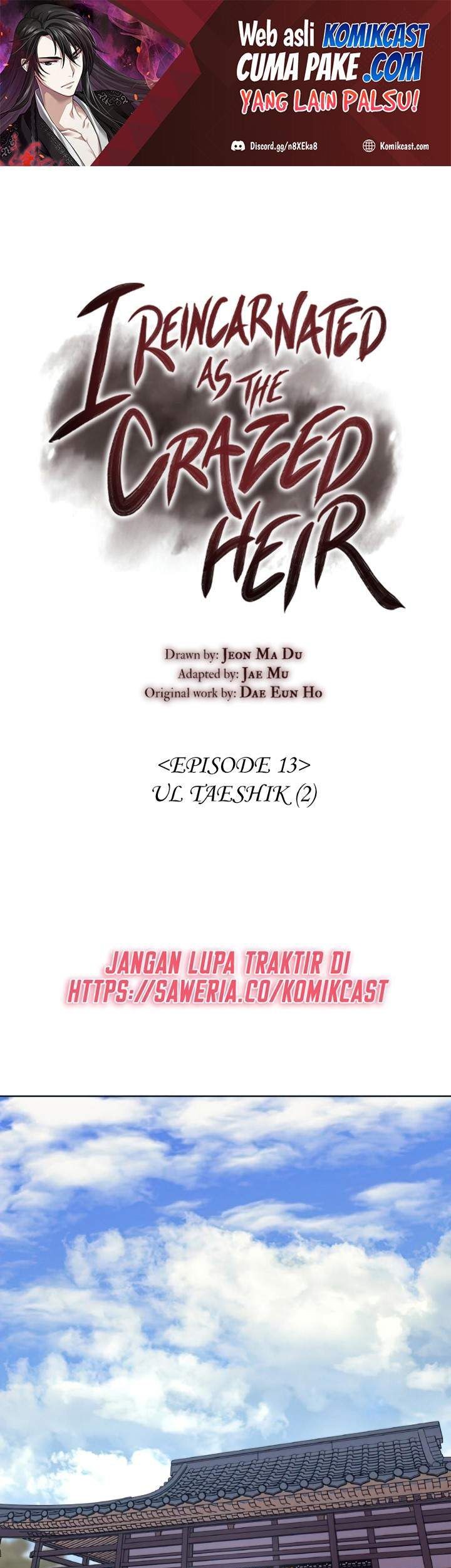 I Reincarnated As The Crazed Heir Chapter 13 - halaman 2