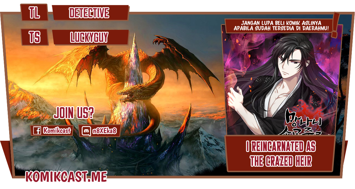 I Reincarnated As The Crazed Heir Chapter 58 - halaman 1