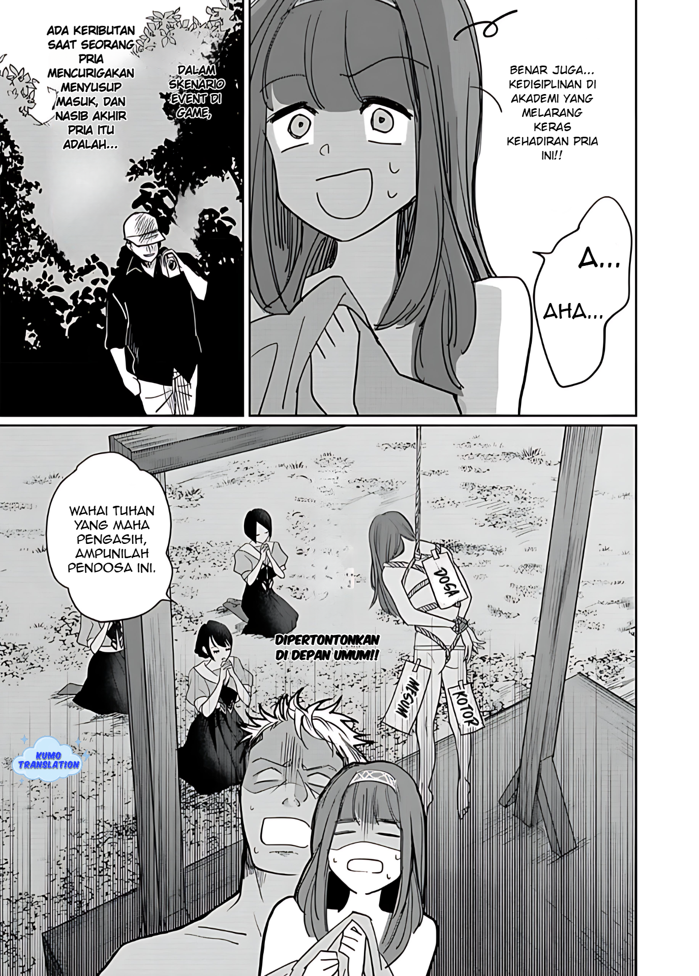 I Reincarnated as the Heroine in a Yuri Game, but for Some Reason That Thing was Still There! Chapter 1 - halaman 15