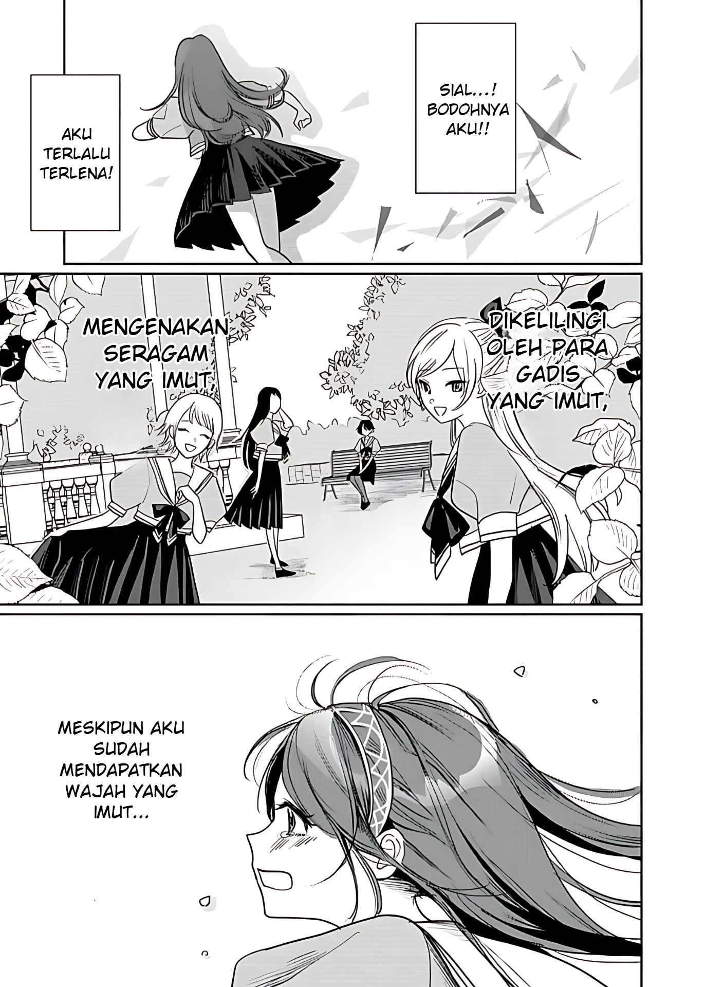I Reincarnated as the Heroine in a Yuri Game, but for Some Reason That Thing was Still There! Chapter 1 - halaman 17