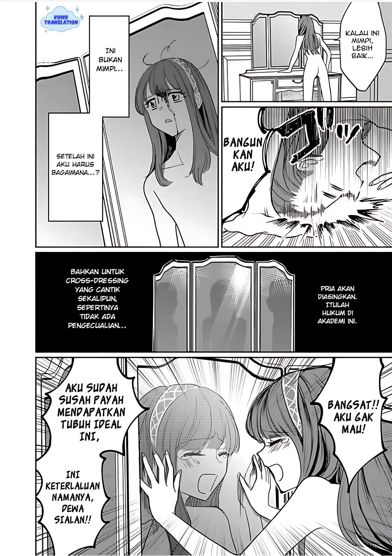 I Reincarnated as the Heroine in a Yuri Game, but for Some Reason That Thing was Still There! Chapter 1 - halaman 20