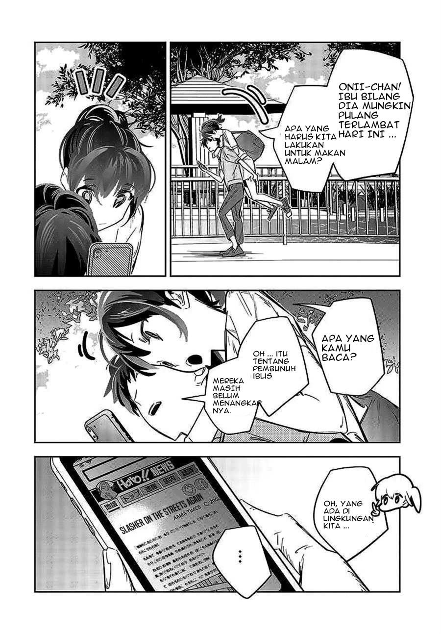 I Reincarnated as the Little Sister of a Death Game Manga’s Murder Mastermind and Failed Chapter 1 - halaman 14