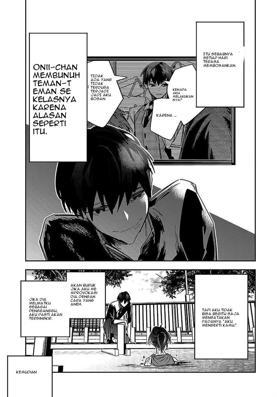 I Reincarnated as the Little Sister of a Death Game Manga’s Murder Mastermind and Failed Chapter 1 - halaman 45