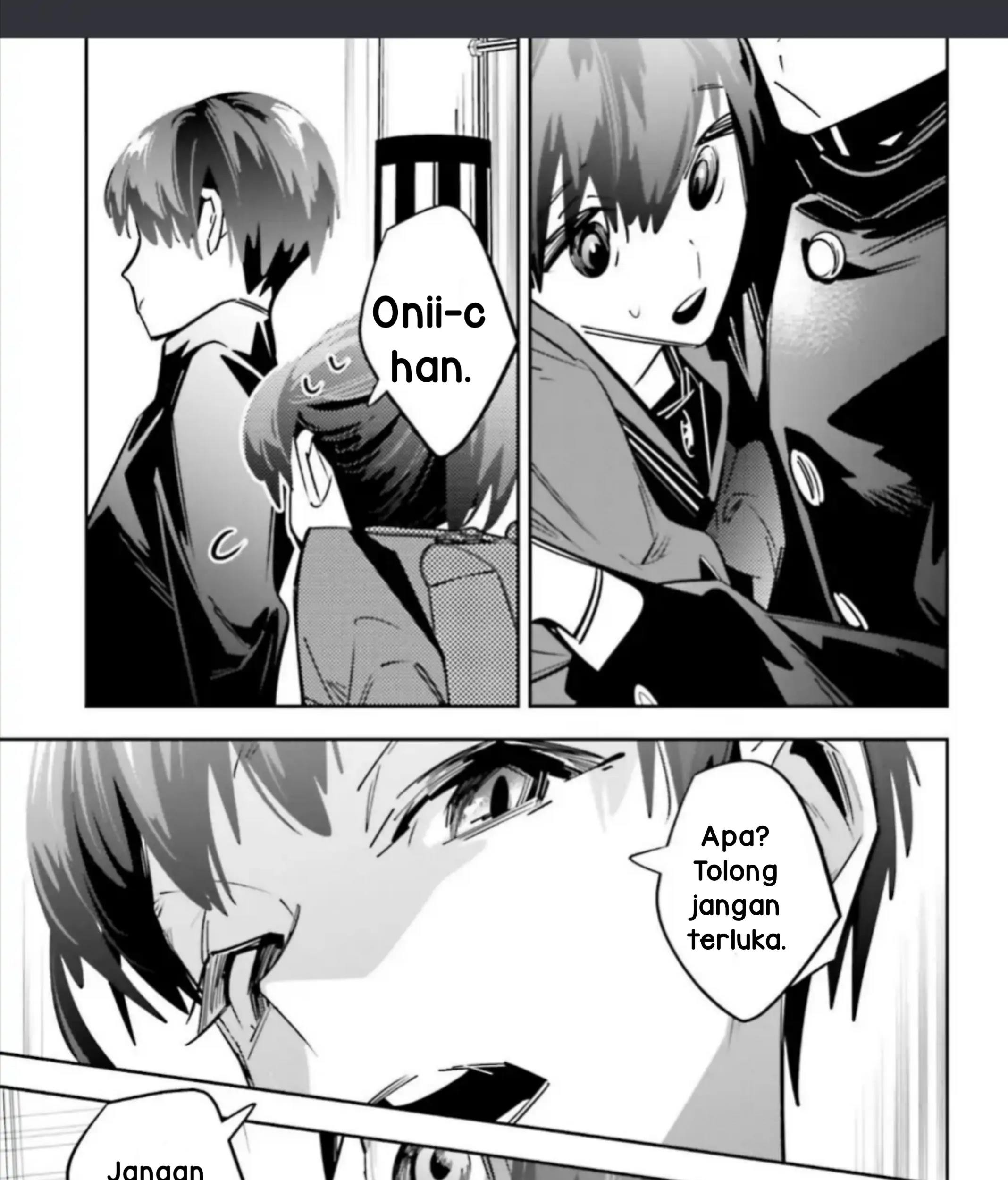I Reincarnated as the Little Sister of a Death Game Manga’s Murder Mastermind and Failed Chapter 4.2 - halaman 12