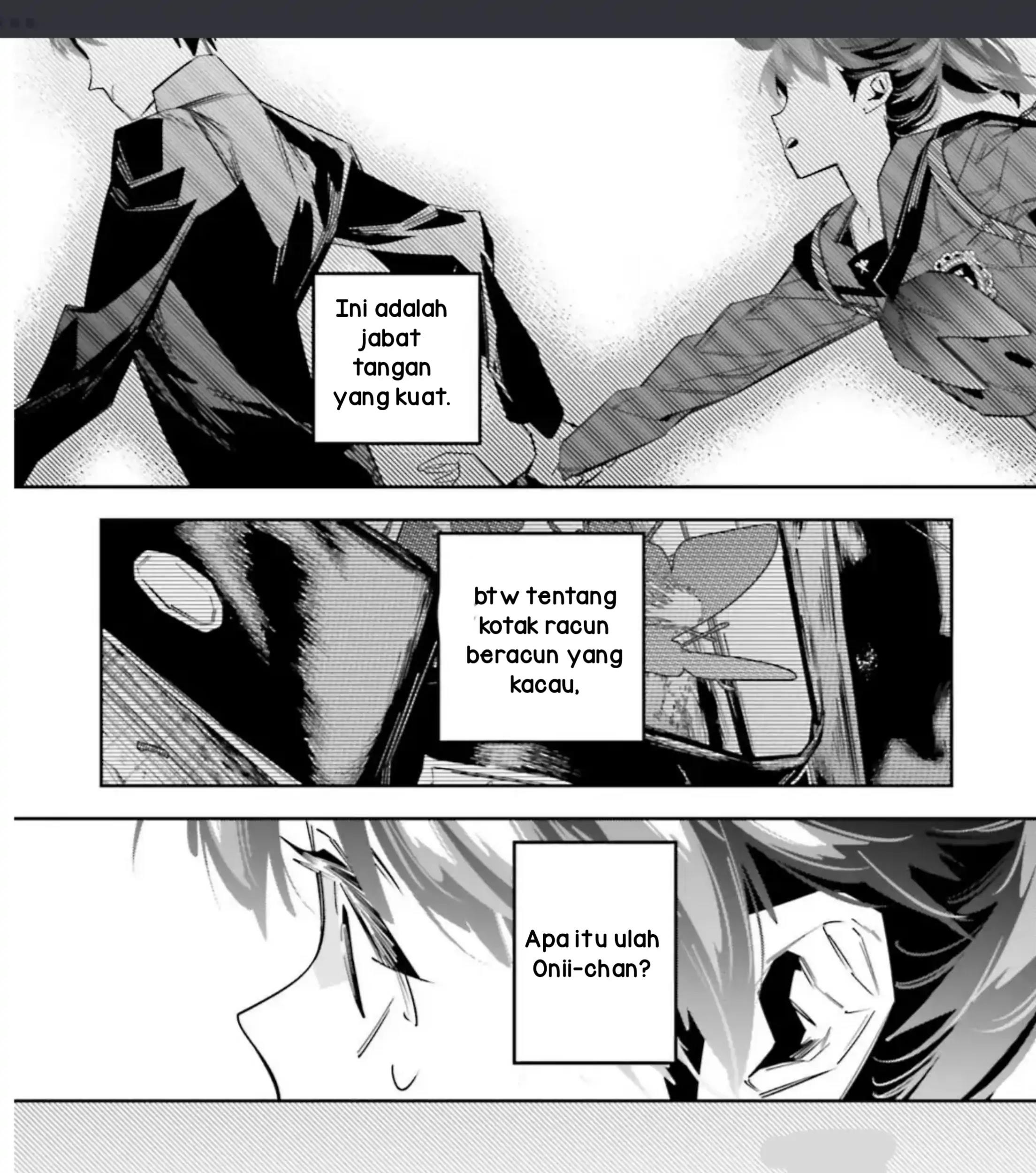 I Reincarnated as the Little Sister of a Death Game Manga’s Murder Mastermind and Failed Chapter 4.2 - halaman 14