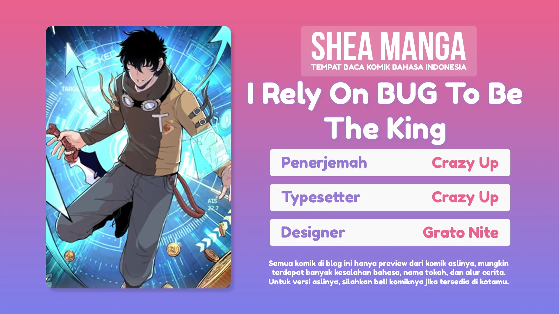 I Rely On BUG To Be The King Chapter 3.3 - halaman 1