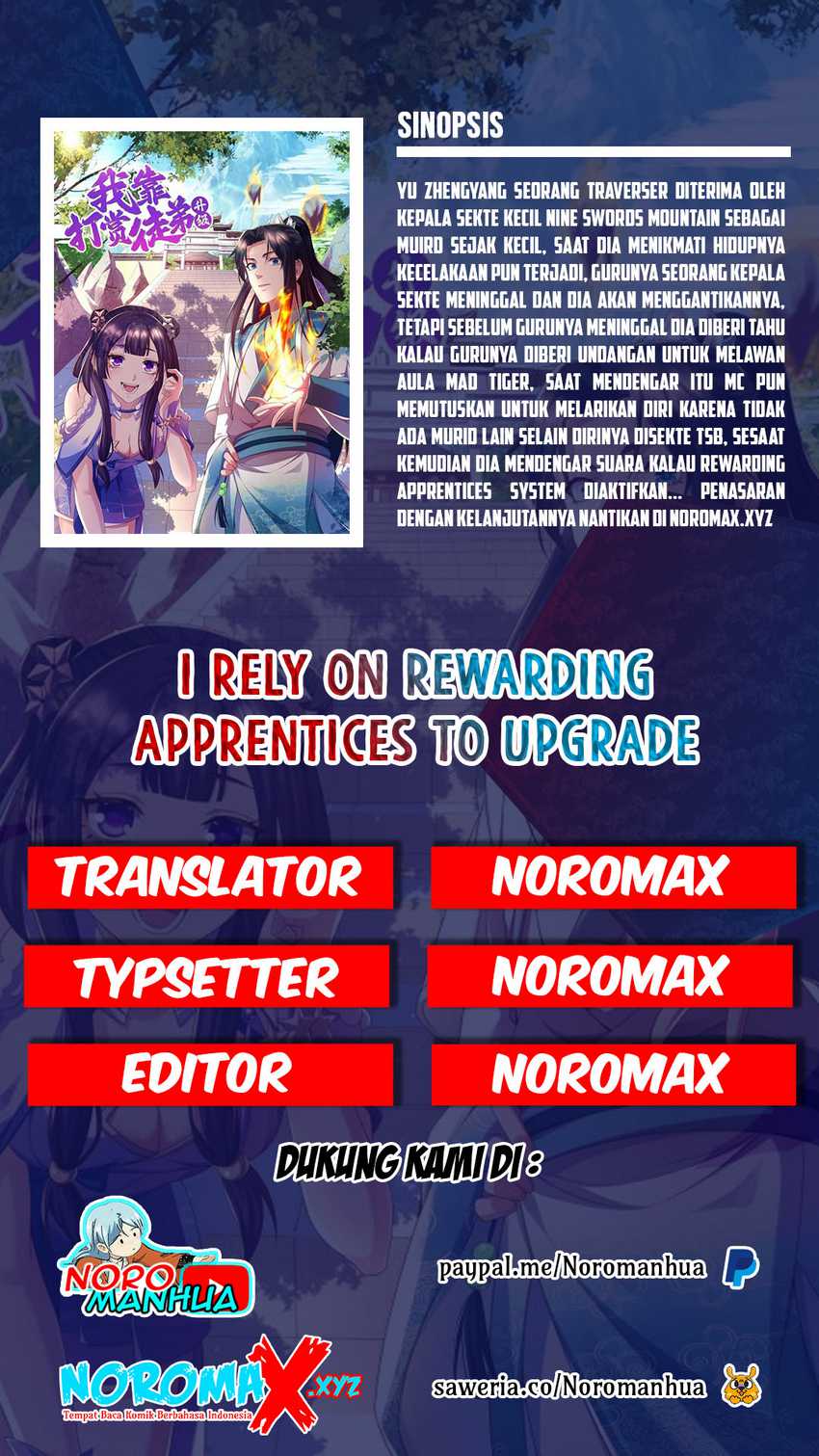 I Rely On Rewarding Apprentices To Upgrade Chapter 26 - halaman 1