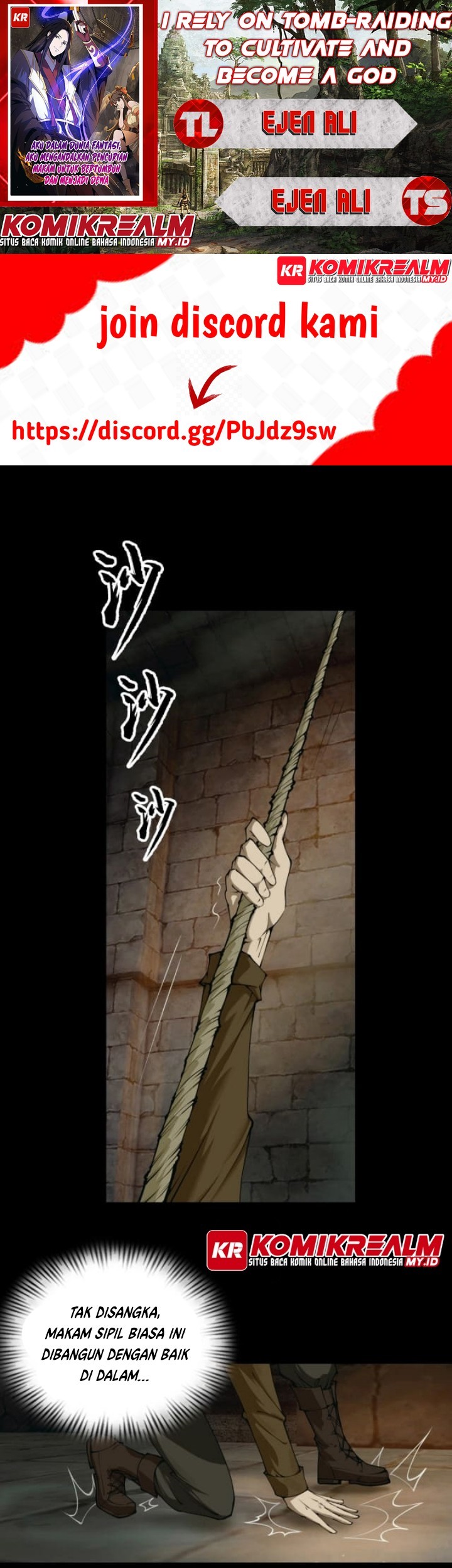 I Rely on Tomb-Raiding to Cultivate and Become a God Chapter 1 - halaman 1