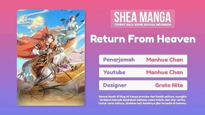 I Return From The Heavens Chapter 8 - halaman 1