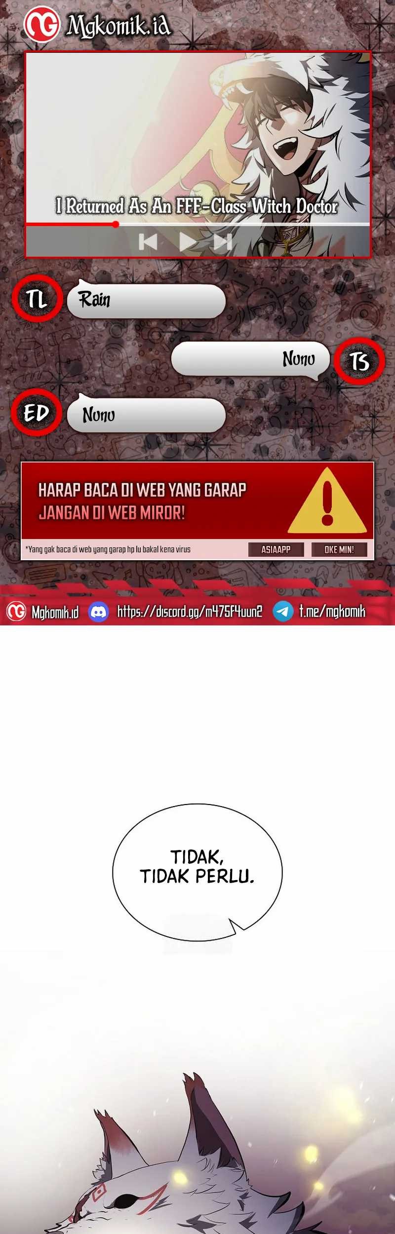 I Returned As An FFF-Class Witch Doctor Chapter 79 - halaman 1