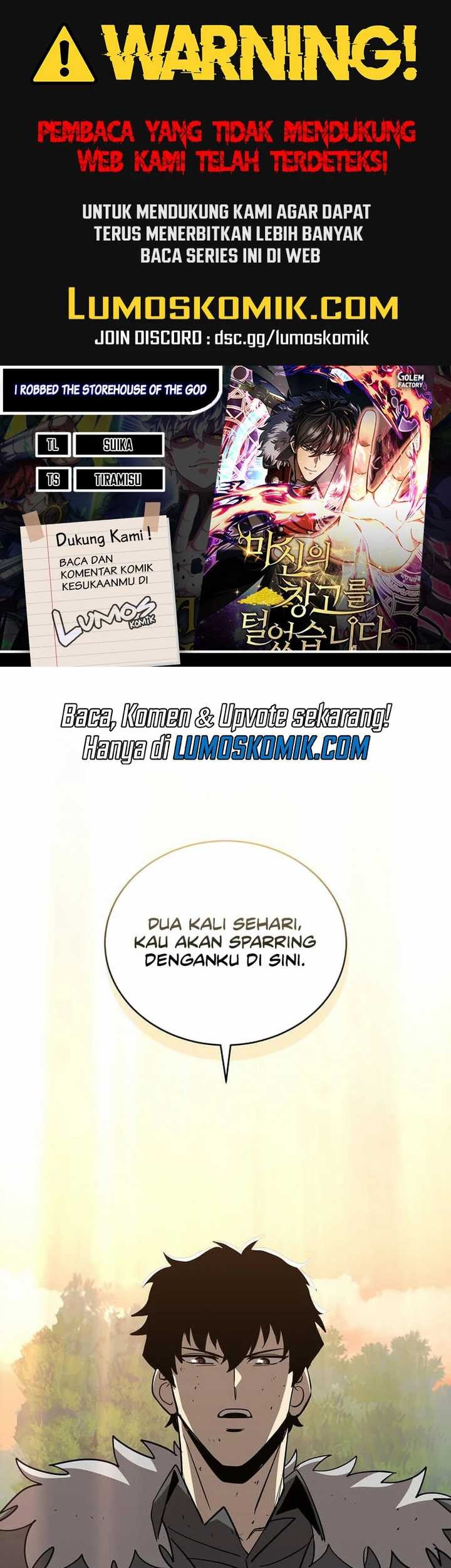 I Robbed The Storehouse Of The God Chapter 11 - halaman 1