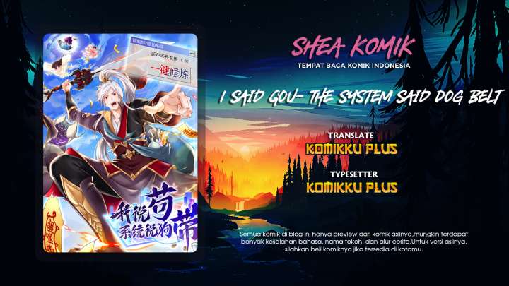 I Said Gou- The System Said Dog Belt Chapter 0.1 - halaman 1