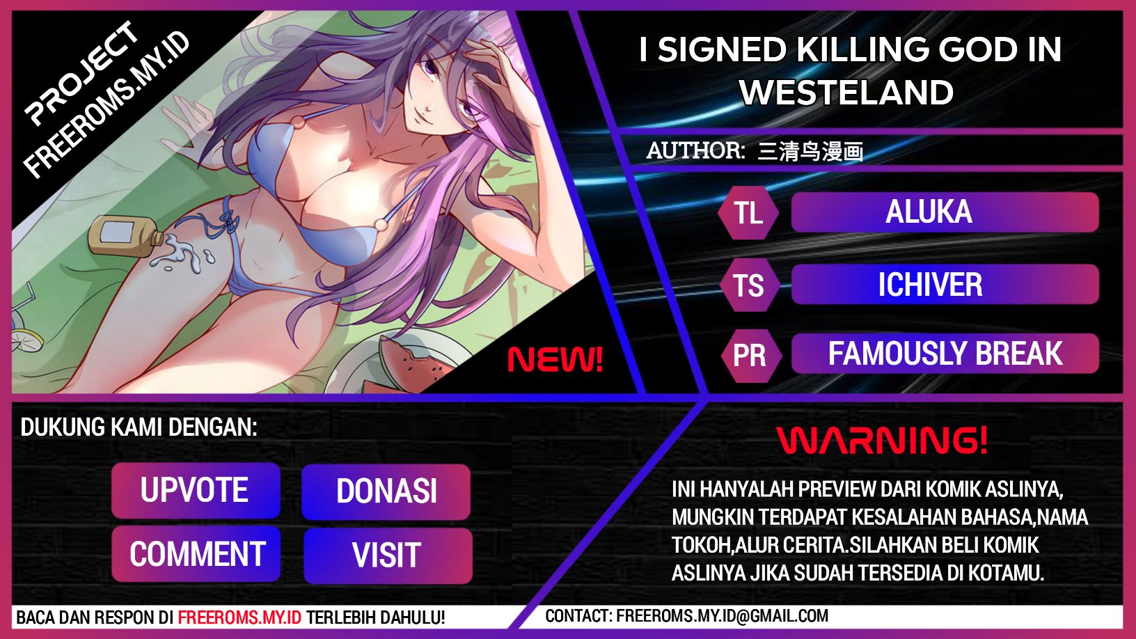 I Signed Killing God in the Wasteland Chapter 5 - halaman 1