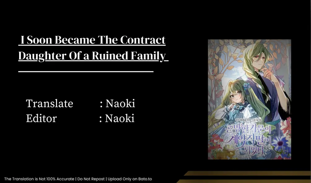 I Soon Became the Contract Daughter of a Ruined Family Chapter 21 - halaman 1