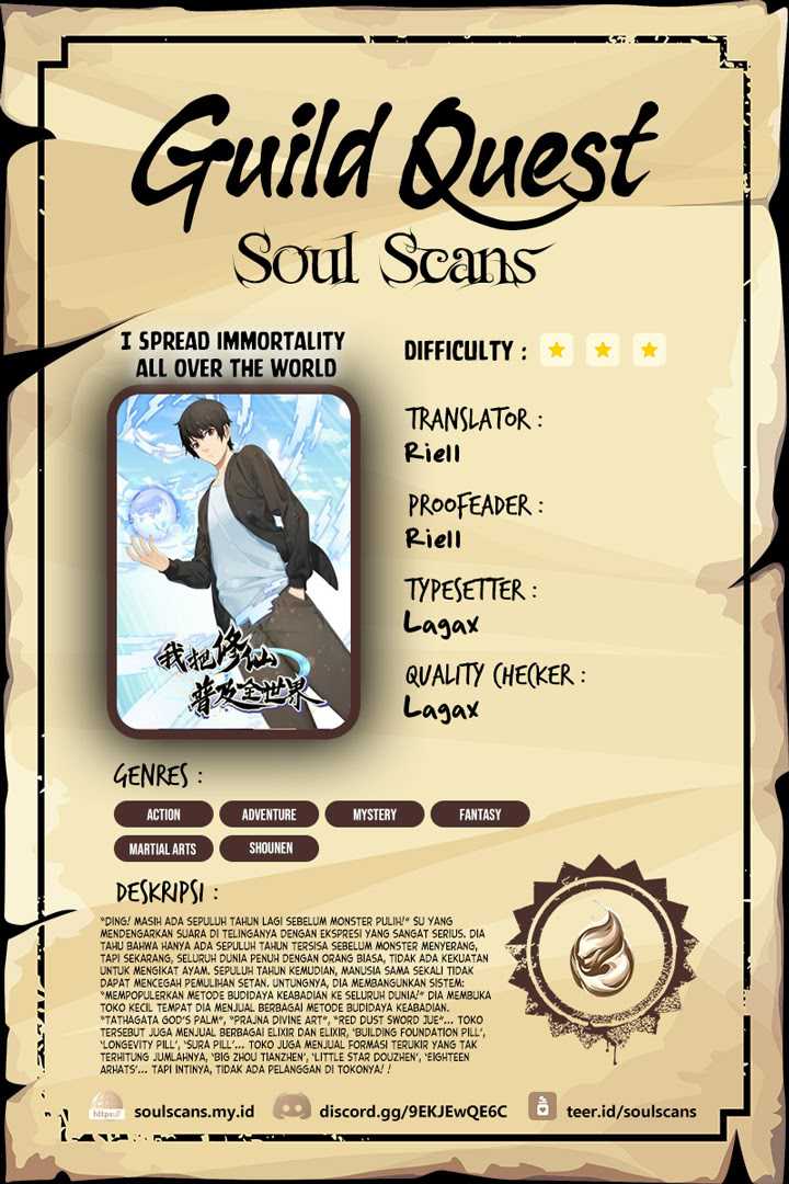 I Spread Immortality All Over The World Chapter 17 - halaman 1