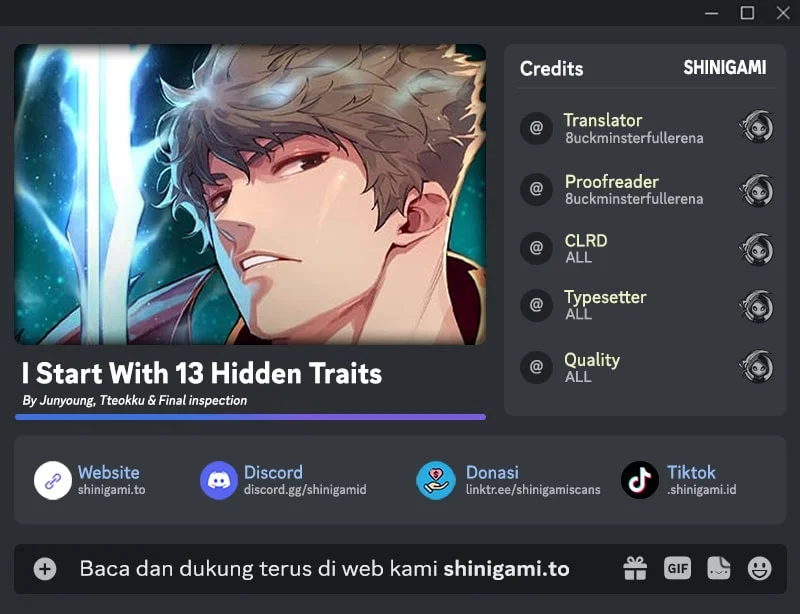 I Start With 13 Hidden Traits Chapter 18 - halaman 1
