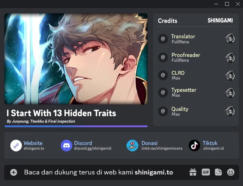 I Start With 13 Hidden Traits Chapter 40 - halaman 1