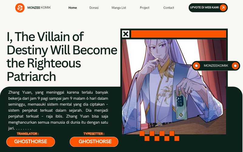I, The Villain of Destiny Will Become the Righteous Patriarch Chapter 16 - halaman 1