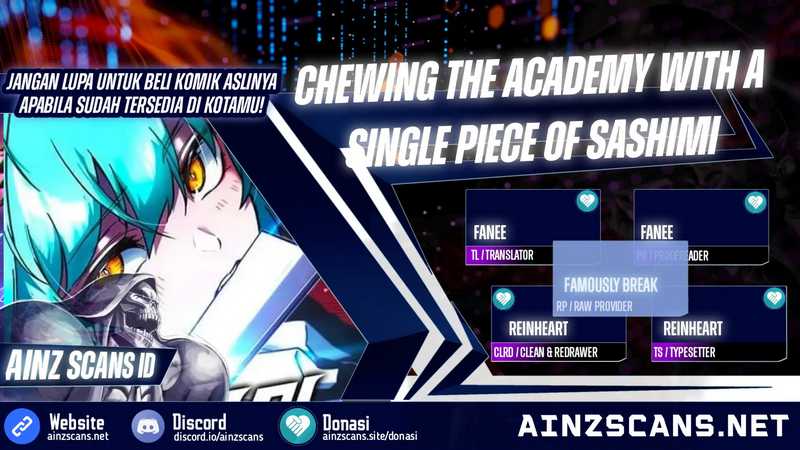 I Took over The Academy With a Single Sashimi Knife Chapter 22 - halaman 1